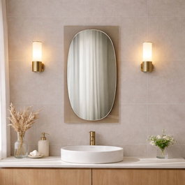 Hanah Home Espejo Ecológico Flotal-E Bronce 39 x 72 cm